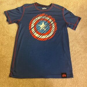 Marvel Blue Youth Captain America Shield T-Shirt